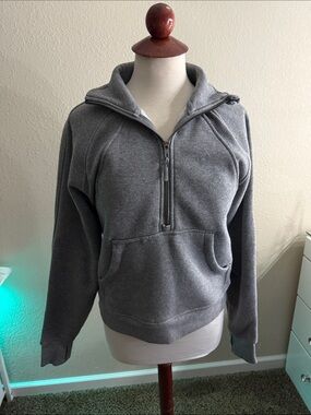 Gray Workout Quarter Zip